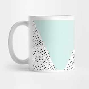 Serene Scandinavian geometric mint Mug